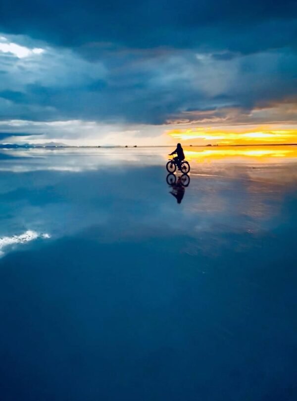 ATARDECER CON BICI